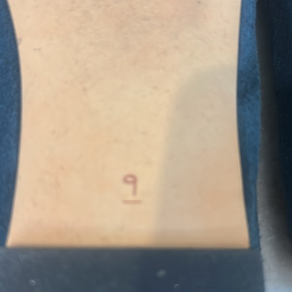 Sam Edelman Green Blue Suede Leather Ballet Flats EUC 9 - Picture 4 of 6